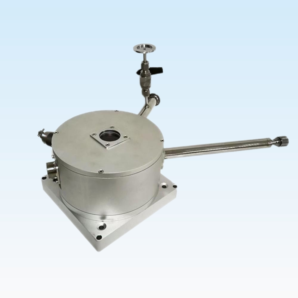 Continuous Flow LN2/He Cryostat